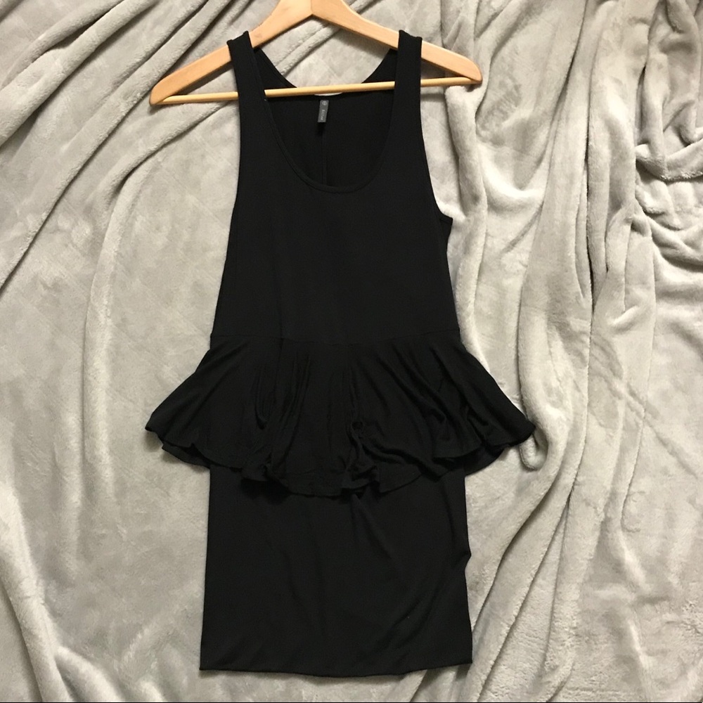 NWOT - Black Peplum Dress from Riller & Fount - XS